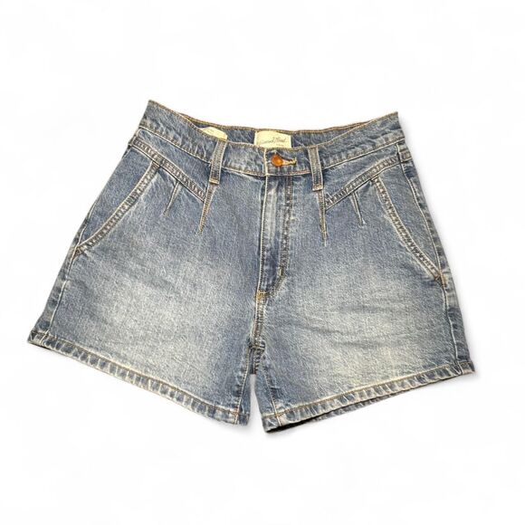 Universal Thread Women’s High Rise Midi Denim Shorts Blue Size 2/26 Casual Summe - Picture 1 of 6